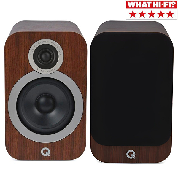 NuPrime Omnia Mini Set - Q Acoustics 3030i Walnut - QED XT25 3M. Hi-Fi Müzik Sistemi